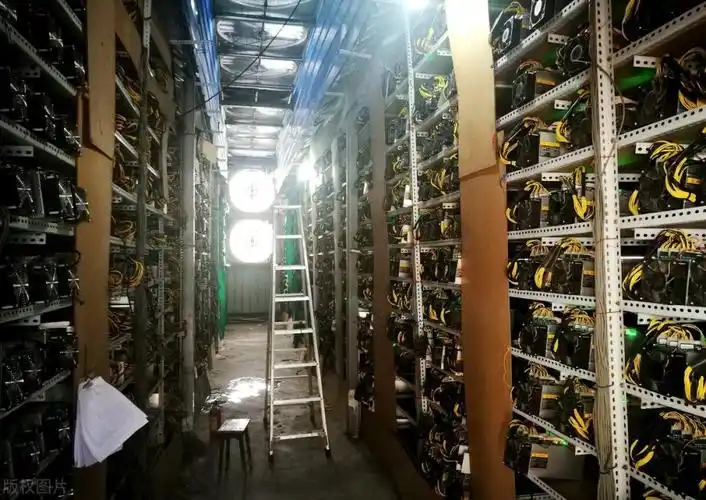 High-tech mining farm utilizing the latest ASIC mining rigs