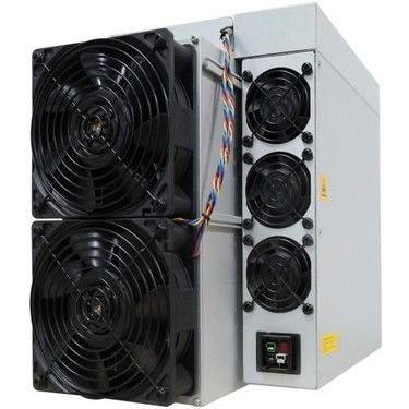 High-efficiency Bitcoin mining rig in an energy-optimized hosted environment